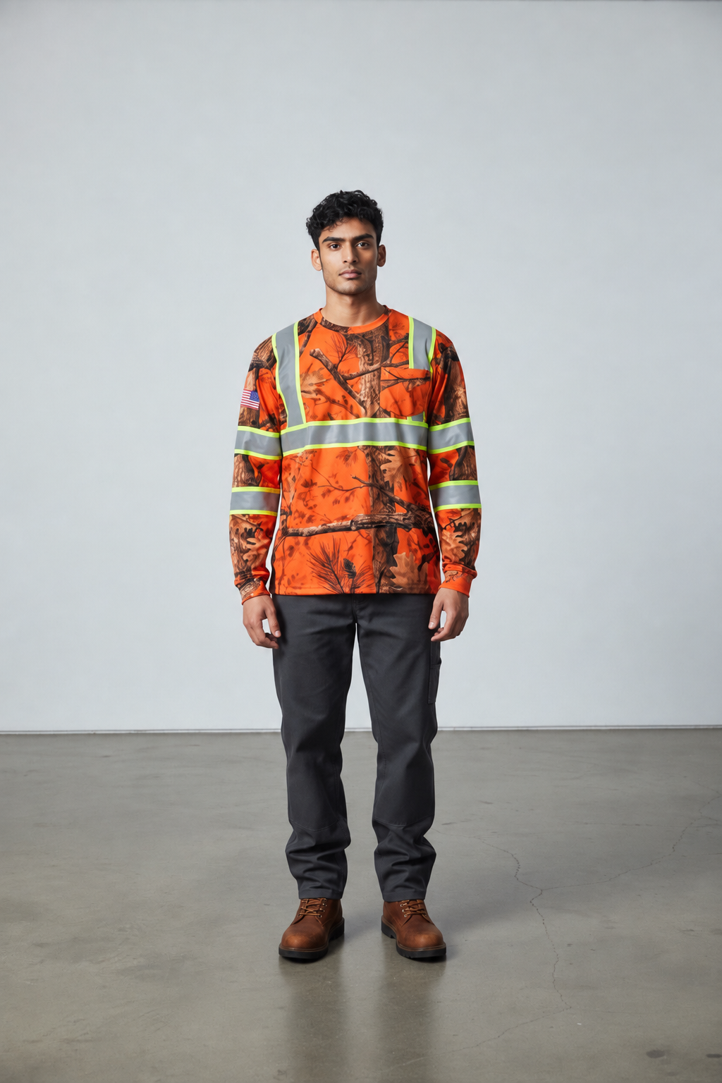 Reflecta Class 3 Hi-Vis Long Sleeve Work Shirt
